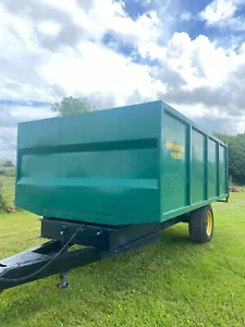 10 TON Tractor Pto Grain TIPPING TRAILER Horse Muck Great Condition - Picture 1 of 9
