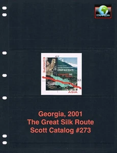 at $3.00 Scott Value - 2001 GEORGIA Great Silk Route s/s CV MNH NH UMM - Picture 1 of 4