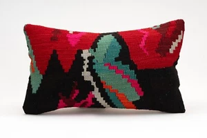 Kilim Pillow Cover, 12x20 in, Decorative Pillow, Turkish Pillow, Sofa Cushion - Picture 1 of 6