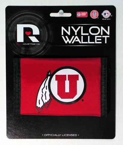 University of Utah Utes Licensed Nylon Trifold Wallet FREE US SHIPPING Cover