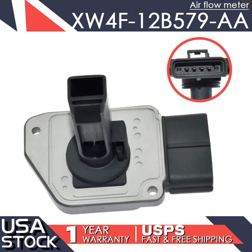 XW4F-12B579-AA Mass Air Flow Sensor For Ford Crown Mercury Grand Marquis Lincoln - Imagem 1 de 4