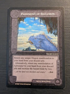 Parsimony of Seclusion , Rare R3 - MECCG Middle Earth CCG The Dragons - M/NM - Bild 1 von 1