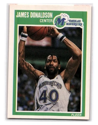 1989-90 Fleer James Donaldson #34 - Image 1 of 2