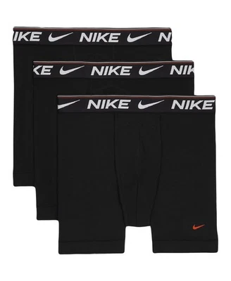 Nuevo con etiquetas. Nike.  Pack de 3. Calzoncillo boxer de microfibra Dri-FIT. Negro. MRSP. $45,00 Foto 1 de 4