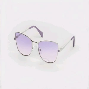 GUESS  VIOLET GRADIENT CAT AYE WOMEN SUNGLASSES GF4023 11Z SILVER/VIOLET -NWT - Picture 1 of 10