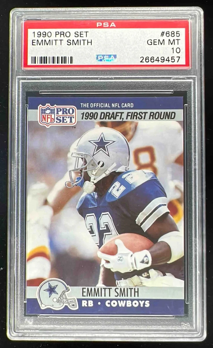 Pro Set Football Grade 10 1990 Season Sports Trading Cards