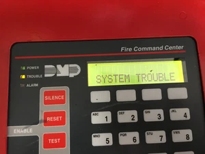 DMP XR150FC/XR550FC Fire Command Center Control Panel -not fully tested for part - Picture 1 of 9