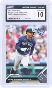 Julio Rodriguez Mariners 2023 Topps Now 2023 ASG Selection #ASG-JR CGC 10 Card - Picture 1 of 3
