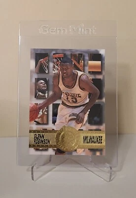 Glenn Robinson - Bucks 1995 Press Pass Premium Draft Pick - MINT  - Image 1 of 2