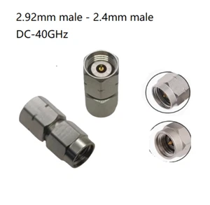 Precyzyjny adapter wtyczki 2,4 mm na wtyczkę 2,92 mm RF kuchenka mikrofalowa mmWave DC-40GHz 1 opakowanie - Zdjęcie 1 z 3