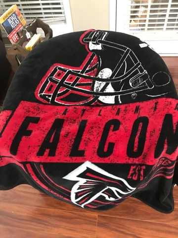 Atlanta Falcons throw spread size 59 by 47 Cover