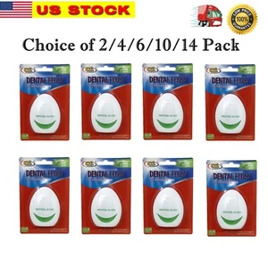 2-14 Pack Oral Fusion Mint Wax Nylon Dental Floss Hygiene Teeth Tooth 120 Yards - Picture 1 of 8