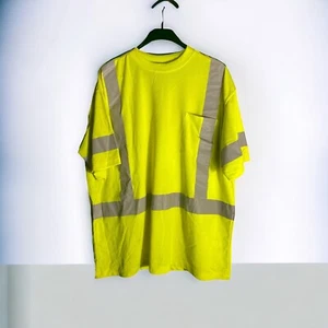 DSP Safety Shirt  Type R Class 3 Not FR Size XL Color Yellow, And Gray - Picture 1 of 20