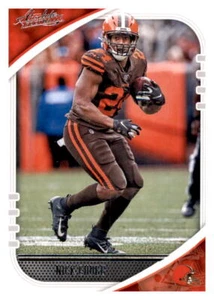 2020 Absolute Nick Chubb NFL Base Card PWE Set Break Browns #30 - Picture 1 of 2