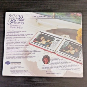 CREATIVE MEMORIES 5x7 Page Protectors dated 1999 NEW Sealed 10pc MADE IN USA - Picture 1 of 9
