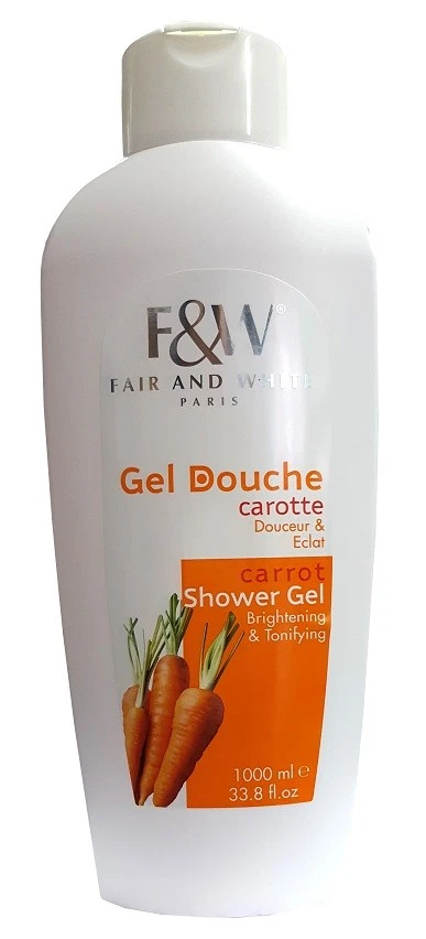 F&W Carrot Brightening & Tonifying Shower Gel - Duschgel 1L (1000L)
