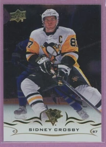 2018 18-19 cubierta superior lámina de plata epack Parallel Penguins Sidney Crosby #392 - Imagen 1 de 2