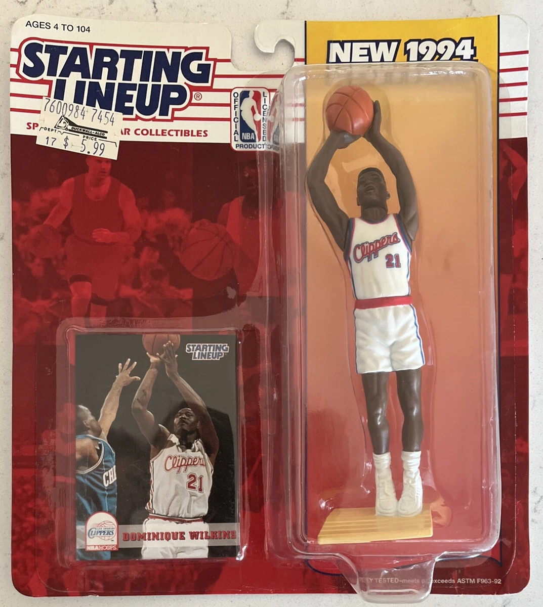 ドミニク・ウィルキンス ぬいぐるみ フィギュア Dominique Wilkins NBA Fan Action Figures for sale | eBay