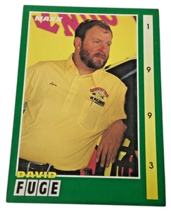 1993 Maxx #167, David Fuge, Owner/Crew Chief, Winston Cup Series, Ungraded - Picture 1 of 2
