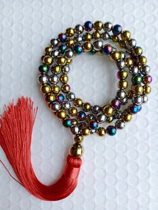 Necklace Prayer Leklai 7 Colors 108 Beads Talisman Protect Luck Thai Amulet - Picture 1 of 2