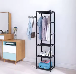 Heavy Duty Metal Clothes Rail Hanging Rack Garment Display Stand Storage Shelf - Picture 1 of 8