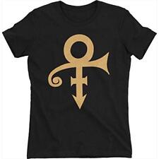 Prince Women's Symbol T-Shirt L Black (Black Black) (US IMPORT)