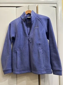 Kids Columbia Purple Fleece Jacket Youth Size Large 14/16 - Picture 1 of 3