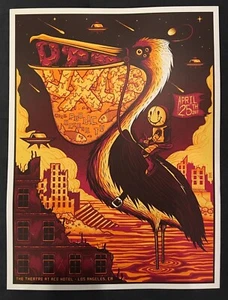 🎸 Pixies Pelican Rider Poster 4/25/17 LA Ace Hotel Jim Mazza AE #42/75 🎨🖼️ - Picture 1 of 1
