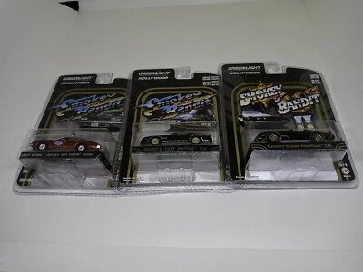 GREENLIGHT SMOKEY AND THE BANDIT '77 TRANS AM/ '80 TRANS AM & SHERIFF JUSTICE - Image 1 of 4