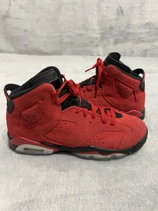 Nike Air Jordan 6 Retro Toro Niños Talla 7Y Rojo Negro Zapatos de Baloncesto Tenis - Imagen 1 de 13