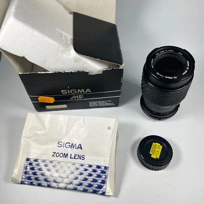 Vintage Sigma UC MF 70-210mm F=4.0-5.6 Zoom Lens Pentax Mount Manual Focus - Image 1 of 4