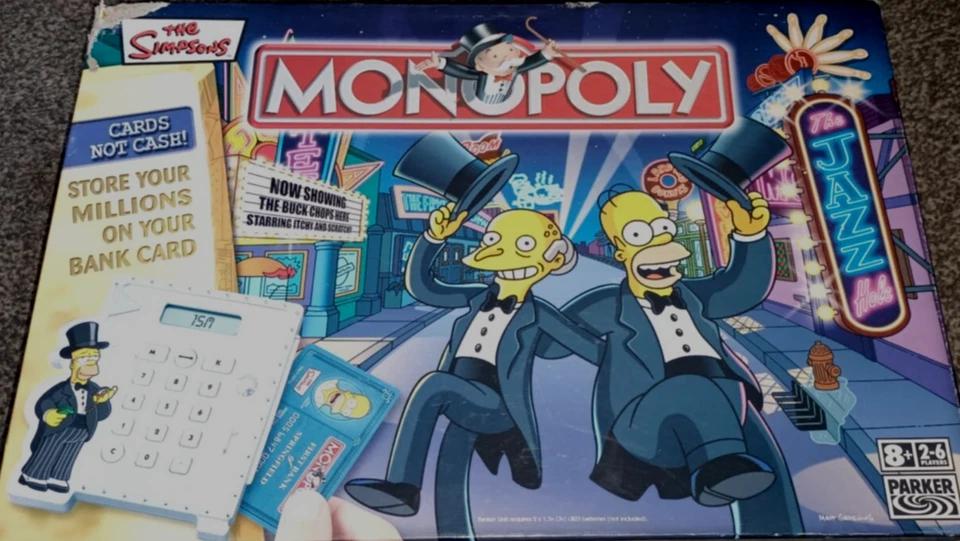 The Simpsons Monopoly Electronic Board Game 2007 - Parker 100% Complete - Image 1 of 1