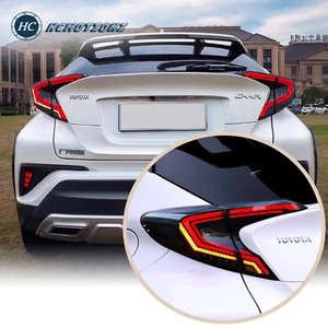LED Smoked Tail Lights For Toyota C-HR 2018-2020 Rear Lamps Assembly 4PCS - Picture 1 of 14