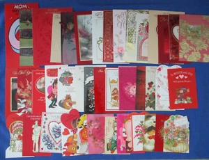 #41 Vintage Lot-40+ Valentine Love 1950-1970 USED Grußkarten Basteln Ephemera - Bild 1 von 11