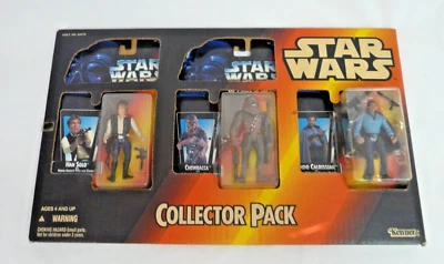 1996 Star Wars Collector Pack - Han Solo, Chewbacca, Lando Calrissian NEW - Image 1 of 3
