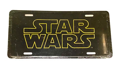 STAR WARS EMBOSSED METAL NOVELTY LICENSE PLATE TAG In New Condition - Изображение 1 из 2