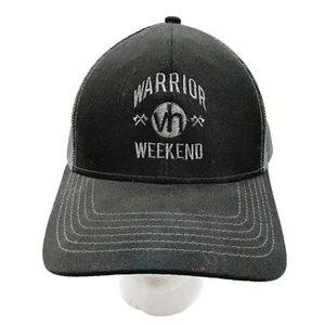 Warrior Weekend Vh Hat Black Snap Back White Embroidered - Picture 1 of 7