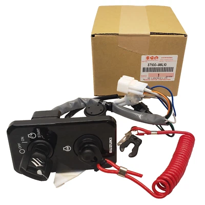 Suzuki 37100-98L10 OEM Vertical Ignition Key Switch Assy 2.0 for SERIES 4 Engine - Image 1 of 4