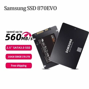 Samsung 870EVO SSD 2TB 1TB 250GB 500GB 2.5Inch SATAIII Solid State Drive New Lot - Picture 1 of 13