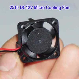 Mini 2510 25x25x10mm Mini Cooling Fan DC5V 6V 12V 25mmCentrifugal 3D Printer Fan - Picture 1 of 6