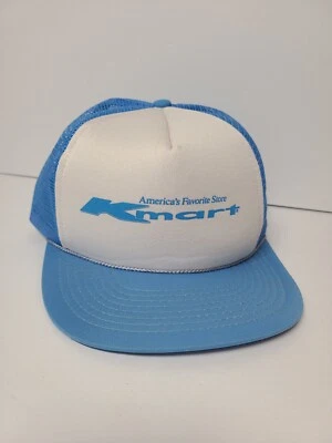 De colección Kmart Trucker Sombrero Bebé Azul Snapback Cuerda Sombrero América Favorito Tienda Foto 1 de 4
