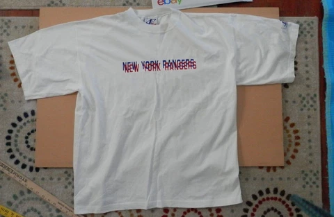 New York Rangers NHL Vintage 90's size x-large t-shirt, XL Cover