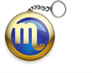 SCORPIO ZODIAC HOROSCOPE LUCKY ASTROLOGY SIGN KEYCHAIN KEY CHAIN RING GIFT IDEAS - Picture 1 of 1