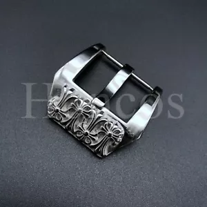 Banda de reloj con hebilla grabada de 22 mm se adapta a Panerai PAM cuatro flores hecha a medida - Imagen 1 de 4