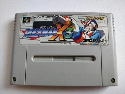 ROCKMAN X3( MEGAMAN ) Nintendo Super Famicom SFC Cartridge only-e0701-1 - Image 1 of 4