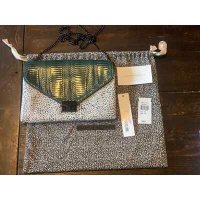 Bolso sin asas/bross de cuero estampado LOEFFLER RANDALL - NUEVO CON ETIQUETAS Foto 1 de 4