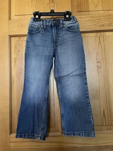 Lee Dungarees Boys Relaxed Bootcut Jeans medium blue size 6 adjustable waist - Picture 1 of 5