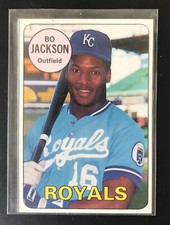 1990 Baseball Cards Magazine '69 Topps #41 Bo Jackson Kansas City Royals
