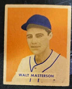 (85) 1949 Bowman #157 Walt Masterson sehr guter+ Zustand - Bild 1 von 2