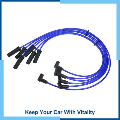Pacote com (6) fios de bobina de vela de ignição de carro 7 mm adequados para Chevrolet Impala Lumina Monte - Imagem 1 de 4